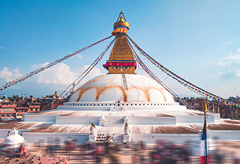 At the foot of the Himalayas, visit Nepal